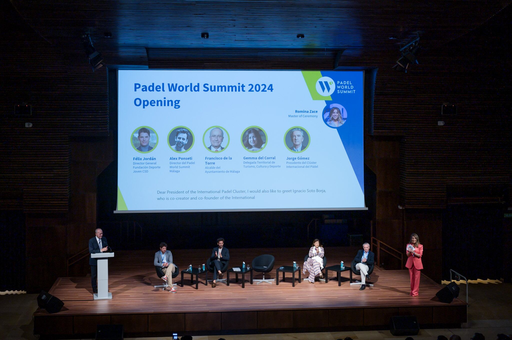 El congreso Padel World Summit se celebra en el Palacio de Ferias y Congresos de Málaga
