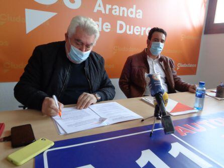 José Ignacio Delgado (izq) y Antonio Muñoz