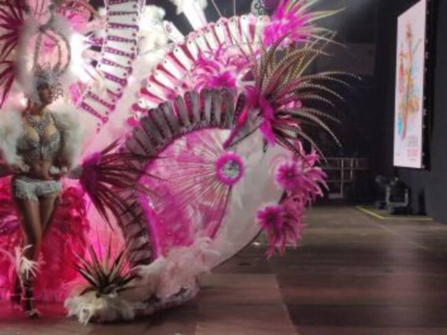 Encarna Segura Nogués, segunda dama de honor, y pertenece a la comparsa Baracay.