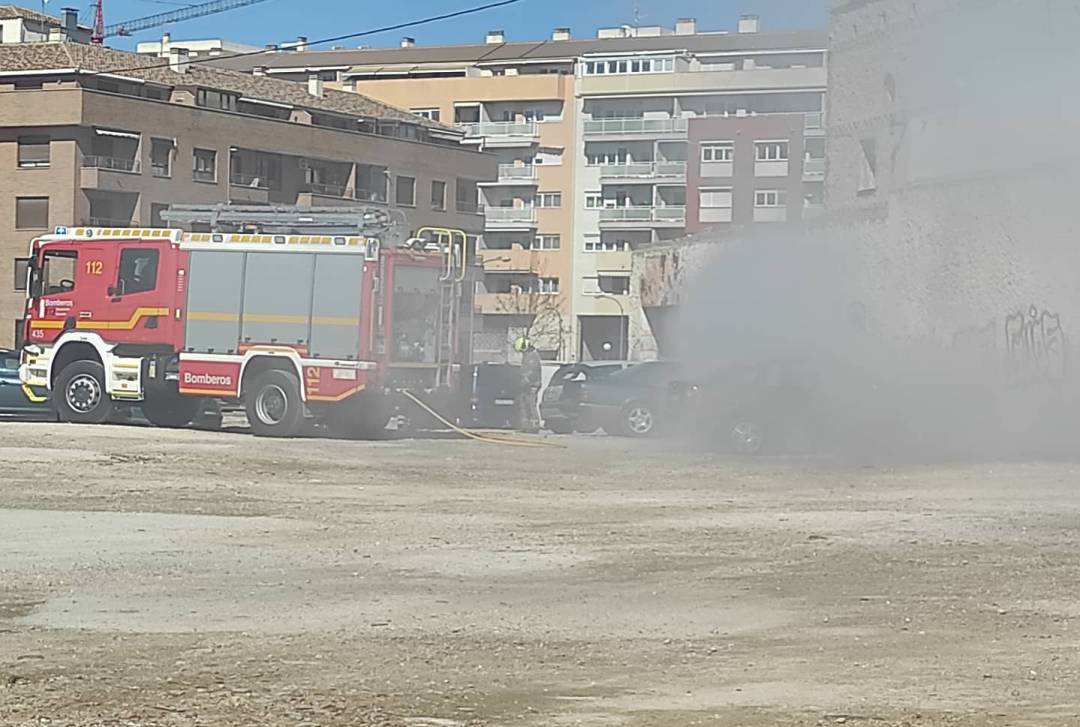 Bomberos en acción