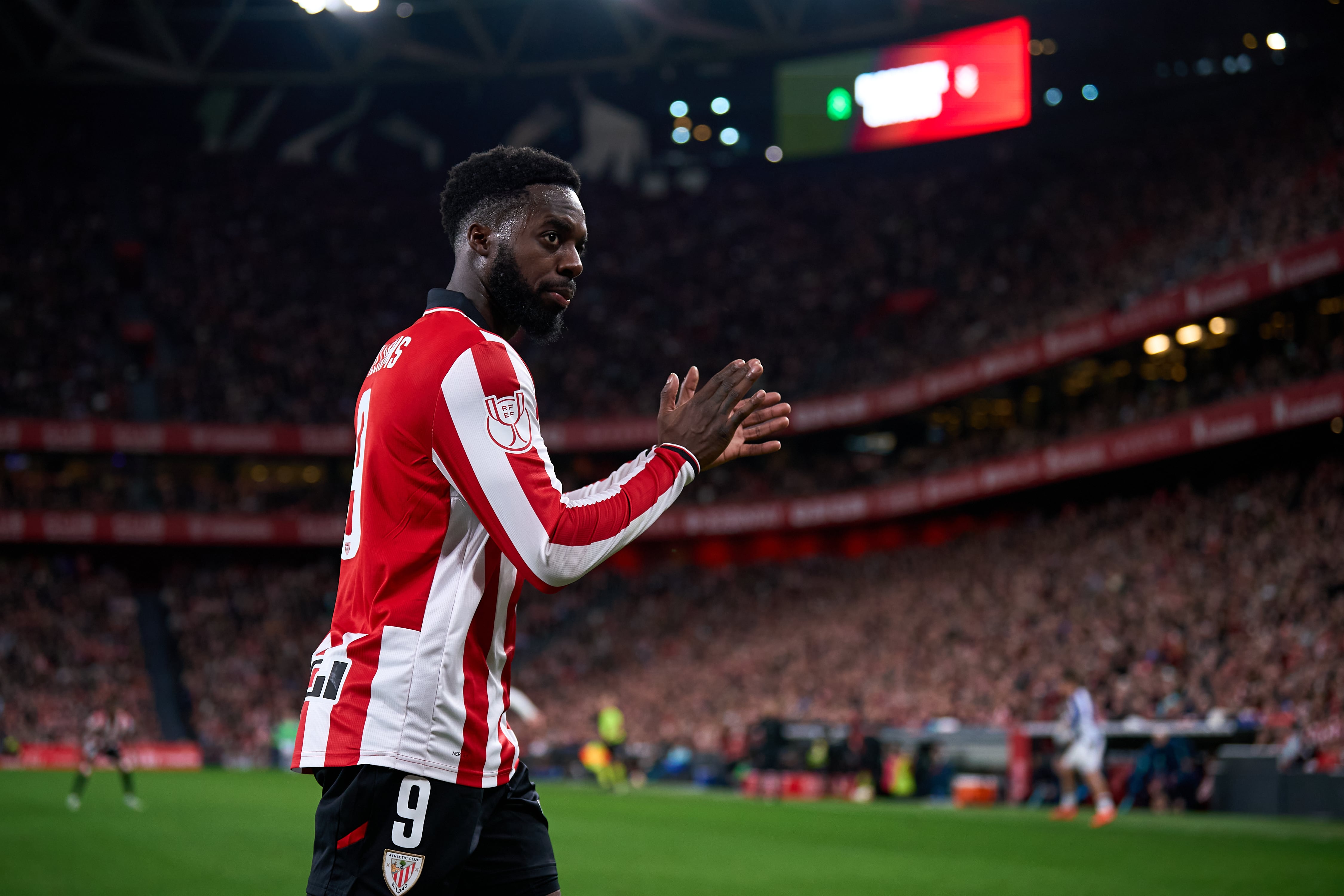 Iñaki Williams, durante la semifinal ante la Real Sociedad
