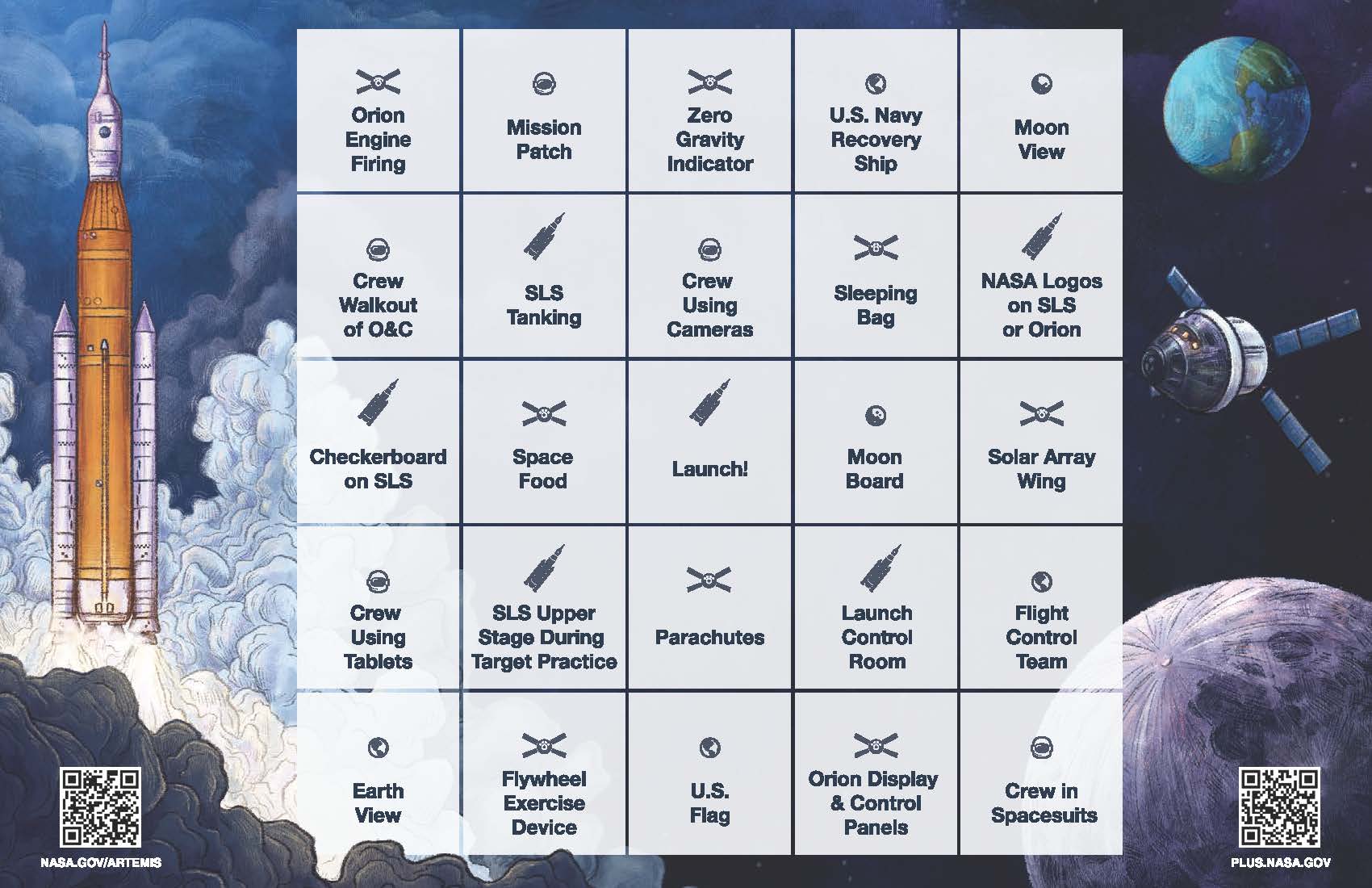 Bingo de la NASA para la misión Artemis II