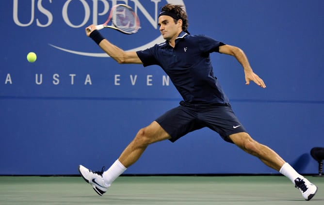 Federer, en el US Open