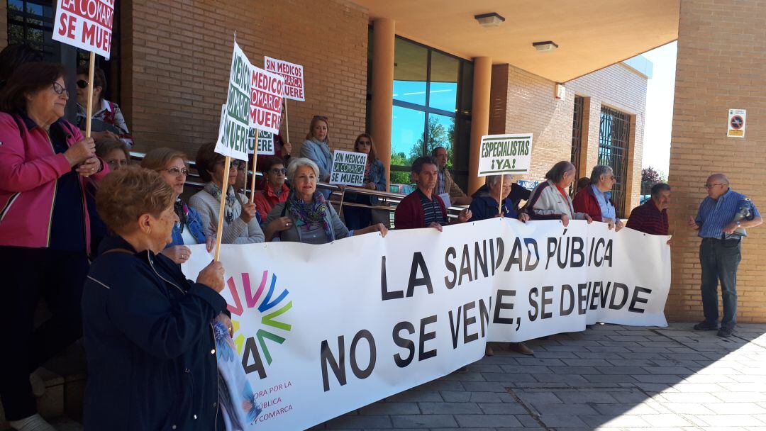 Concentración en el Centro de Salud Sur de Aranda este martes