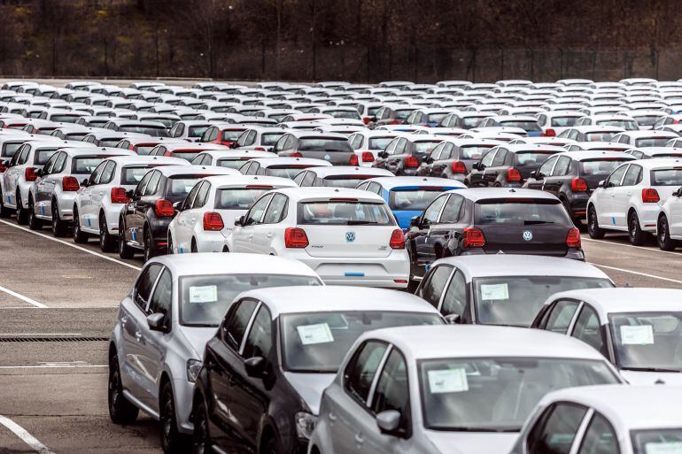 Vehículos Polo en la factoría de VW en Navarra