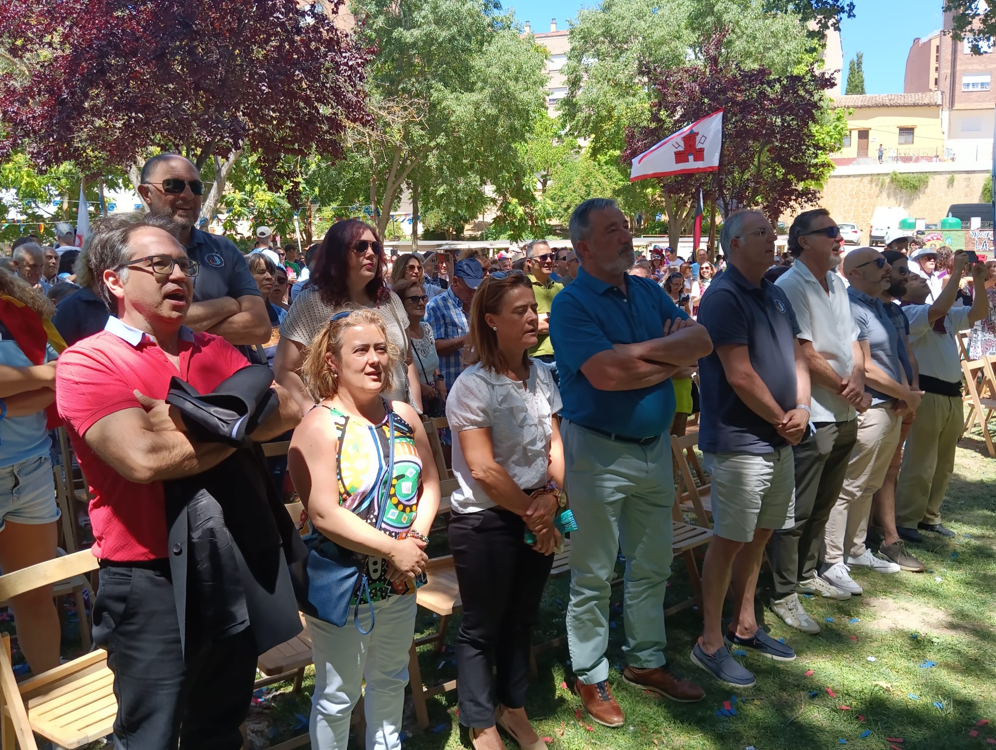 Autoridades locales en el Eurofest 2024 en Aranda de Duero