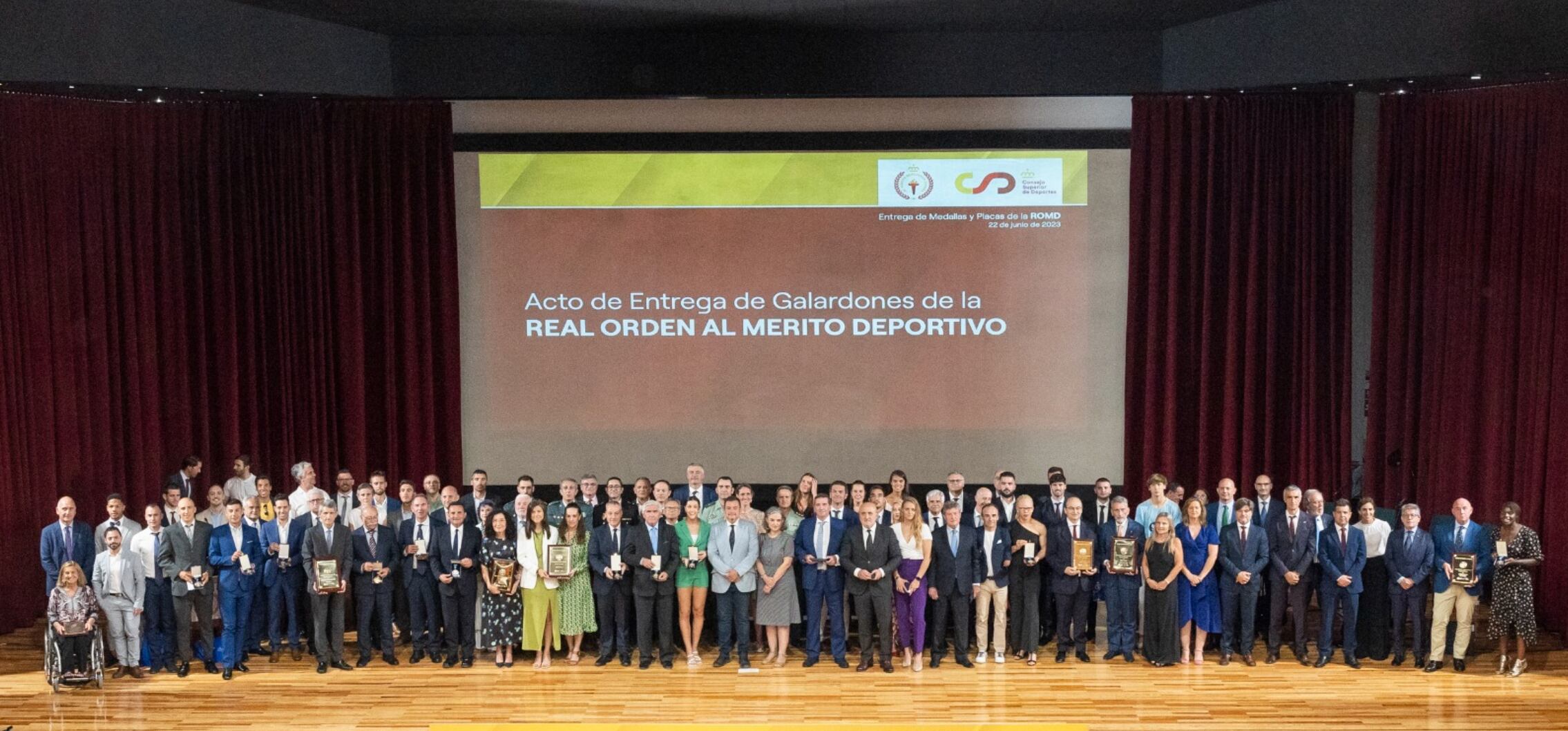 Carlos Mouriño recibe la Placa de Oro al Mérito Deportivo del CSD