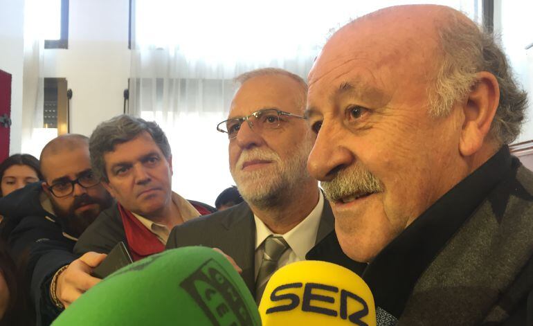 Vicente del Bosque en Valladolid