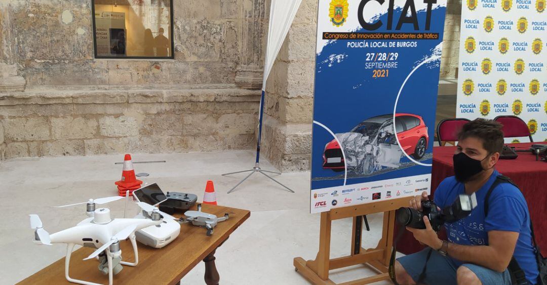 Presentación de 3 nuevos drones de la Policía Local de Burgos