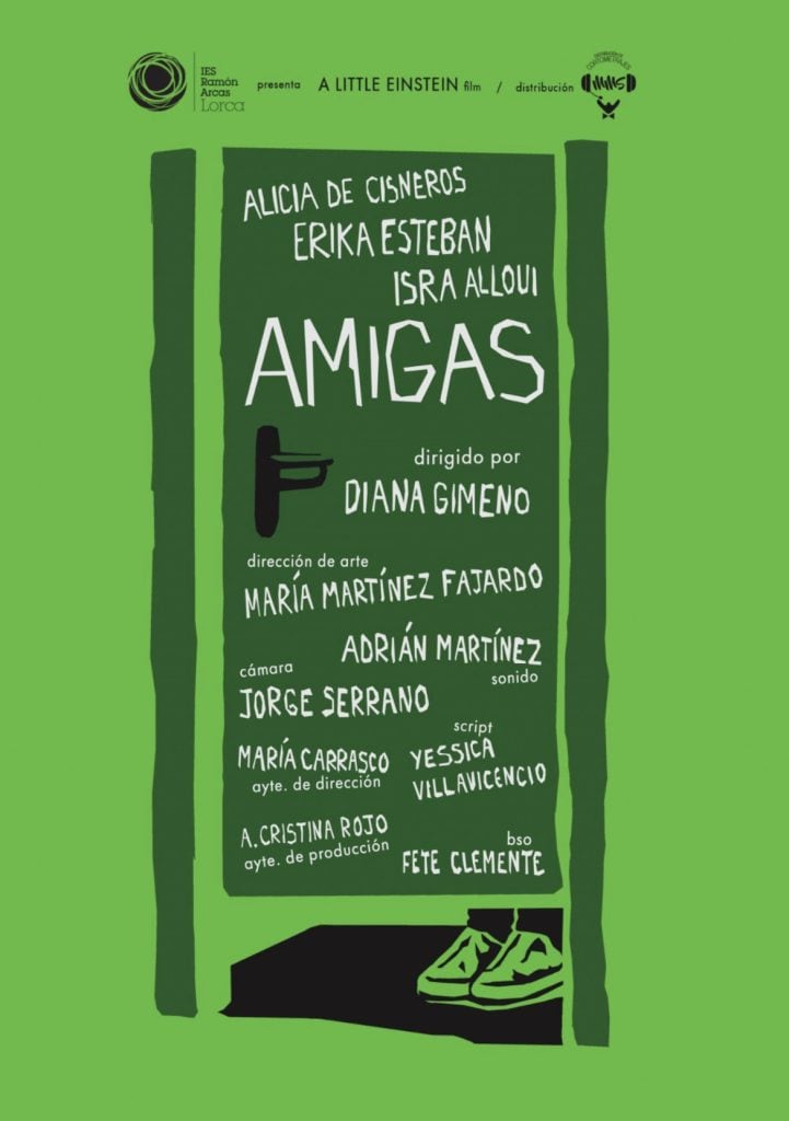 Cartel del corto &#039;Amigas&#039;