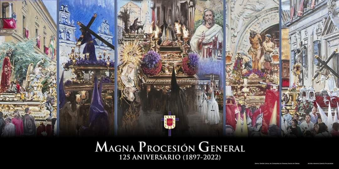 Cartel del 125 aniversario de la Magna Procesión General Úbeda