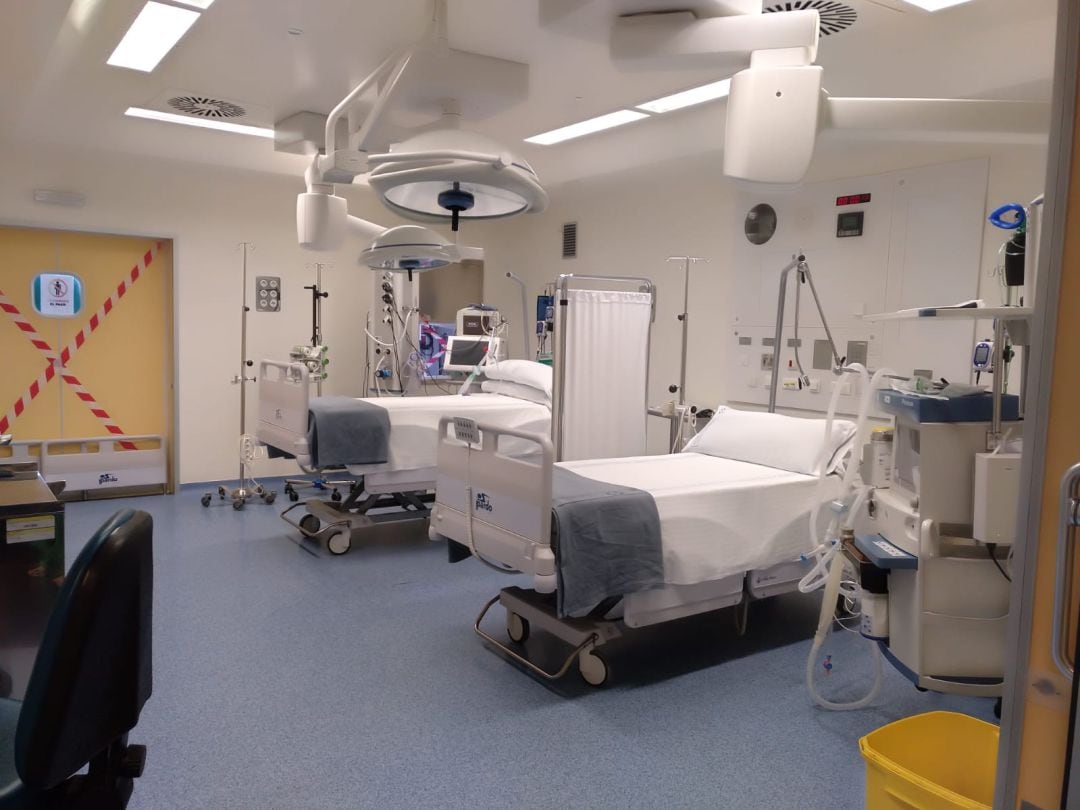 Camas en el hospital doctor José Molina Orosa de Arrecife.