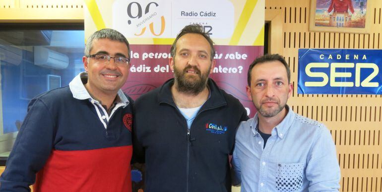 José Antonio Rivera, Ángel Gago y Daniel Prada