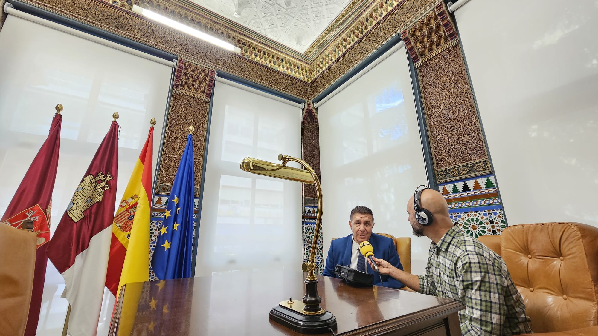 El presidente de la Diputación, Santiago Cabañero