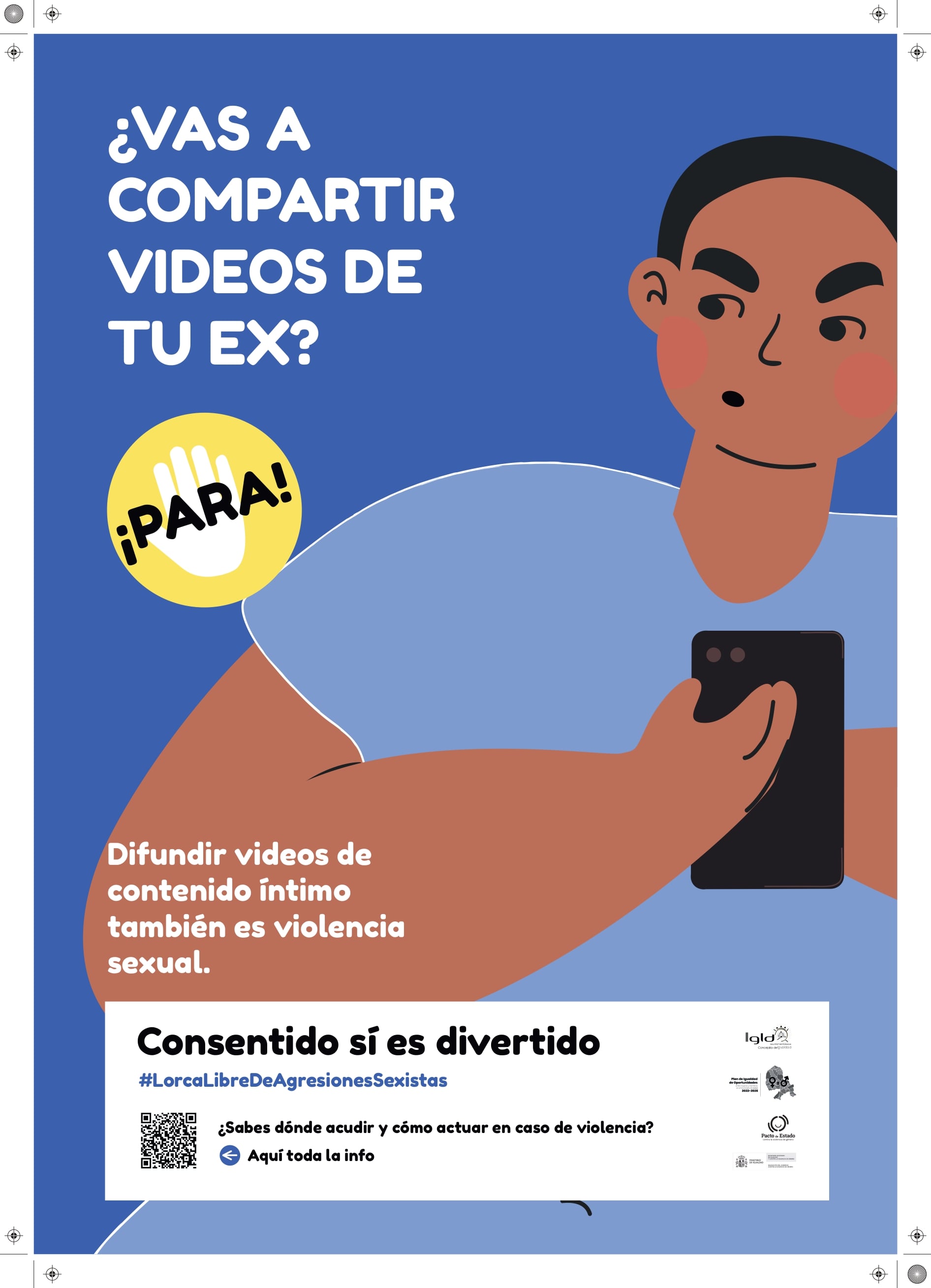 Campaña contra las agresiones sexuales de la concejalía de Igualdad de Lorca