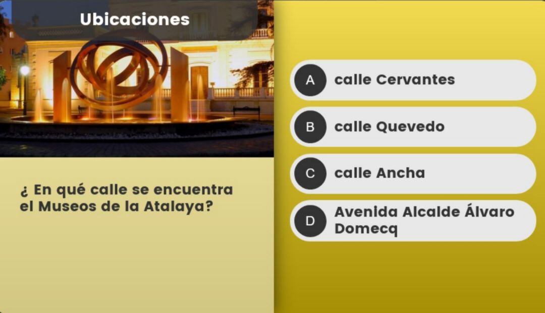 Esta es una de las preguntas del Trivial Turístico Jerez