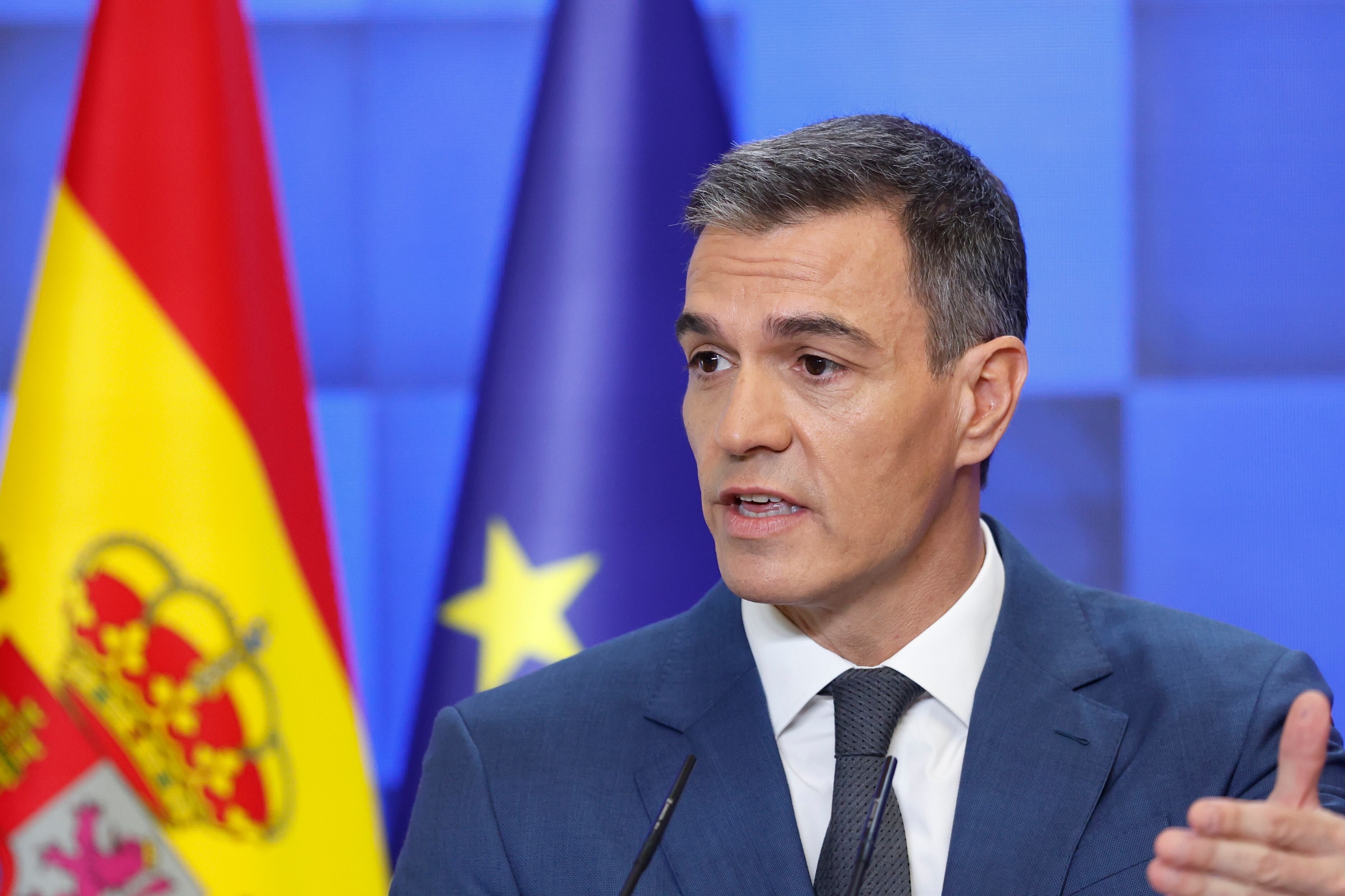 El presidente del Gobierno, Pedro Sánchez, este miércoles durante el balance del curso político antes del paréntesis de agosto