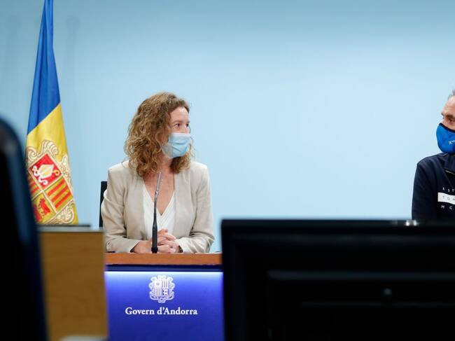 Un moment de la presentació del conveni entre el Govern i l'Andorra Esport Clúster.