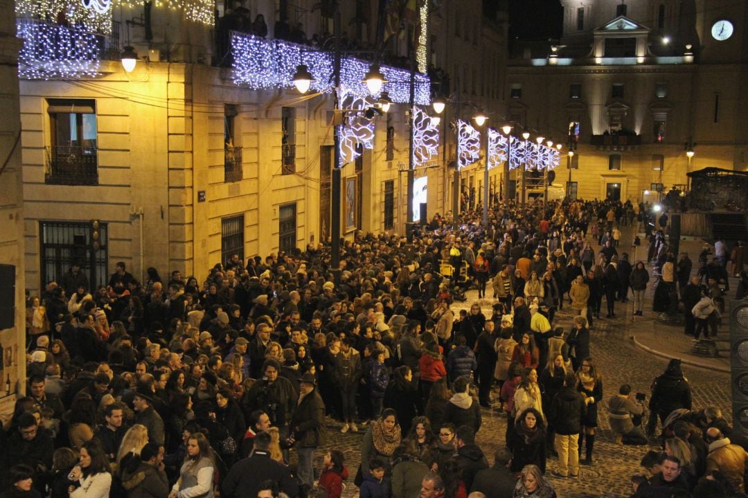 Imagen de archivo plaza de España de Alcoy donde será la fiesta de Nochevieja