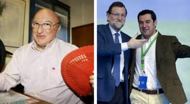 Raúl Sender y Moreno Bonilla en una imagen de archivo junto a Rajoy