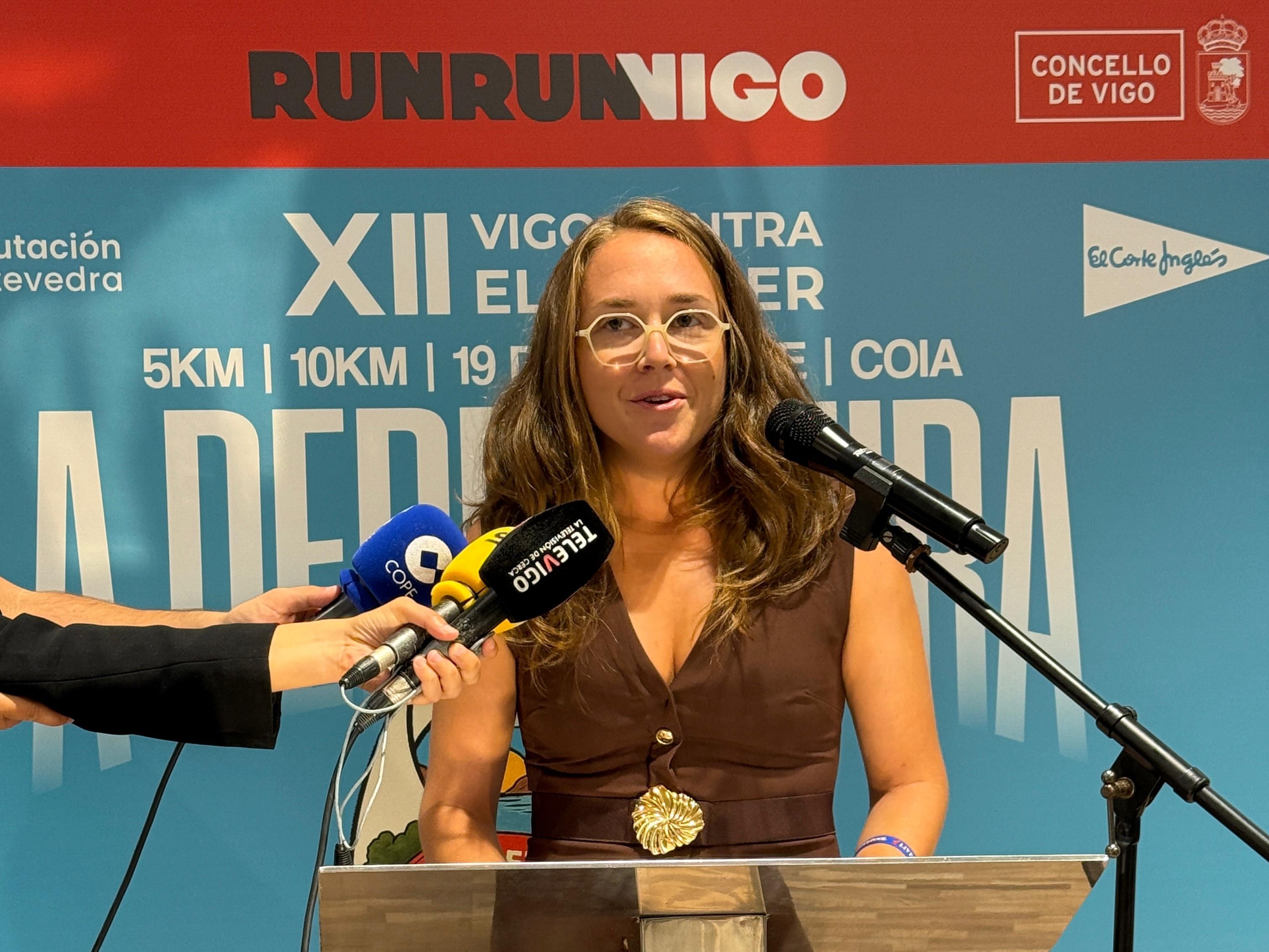 Rosa Soliño presenta "A Derradeira", la última carrera de Vigo Contra el Cáncer