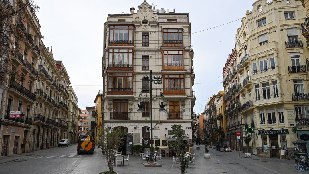 Edificio de pisos turísticos en Ciutat Vella en València