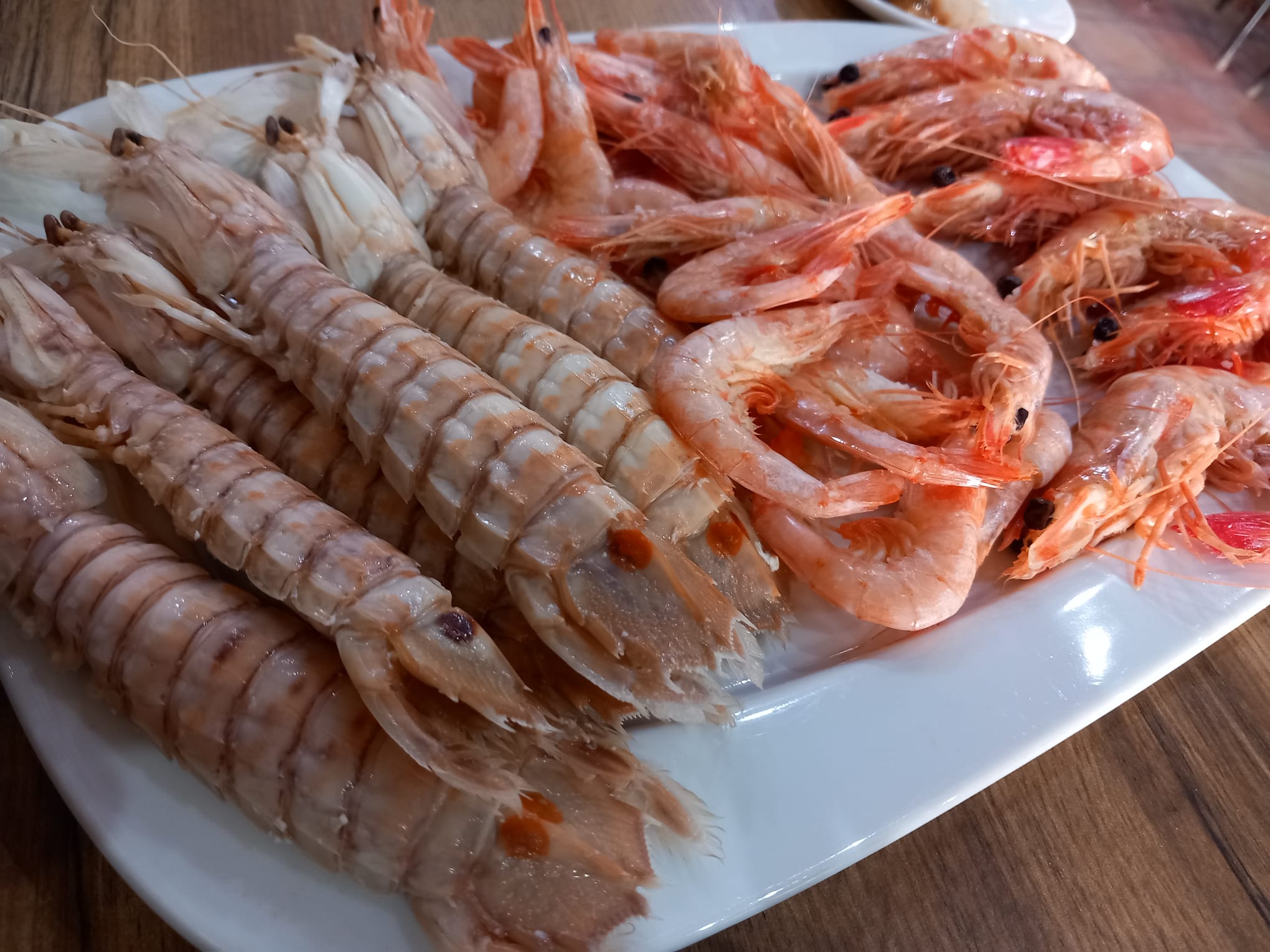 Galeras, gambas y langostinos del Bar Frasco