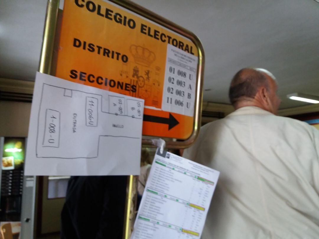 Un colegio electoral.