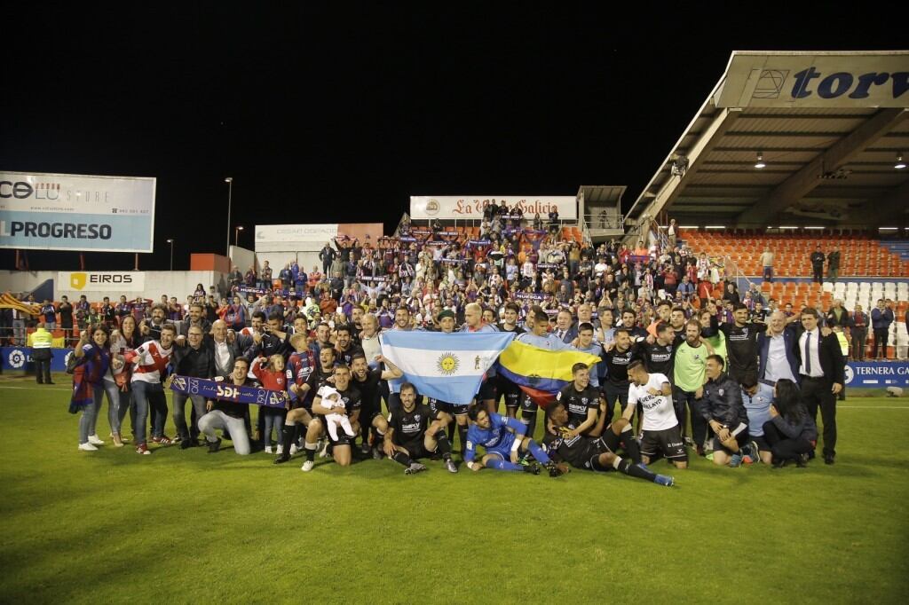 El Huesca tocó la gloria hace cinco años, curiosamente en Lugo donde jugó este fin de semana