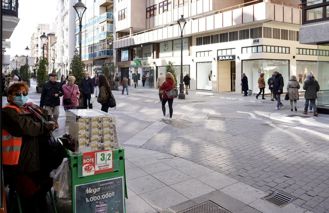 Calle Santiago de Valladolid, en una imagen de archivo