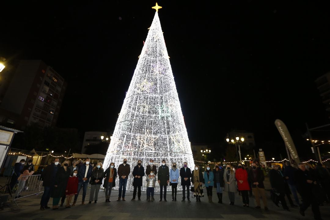Encendido de luces de Navidad en Gandia 
