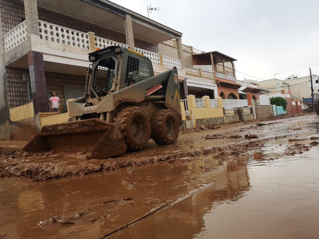 Intervención de la UME en las inundaciones de Los Alcázares