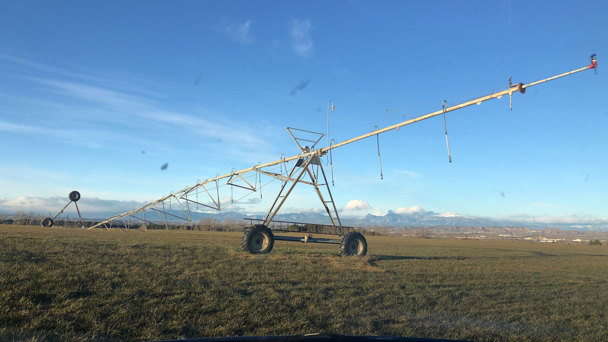 Riego en una explotación agrícola