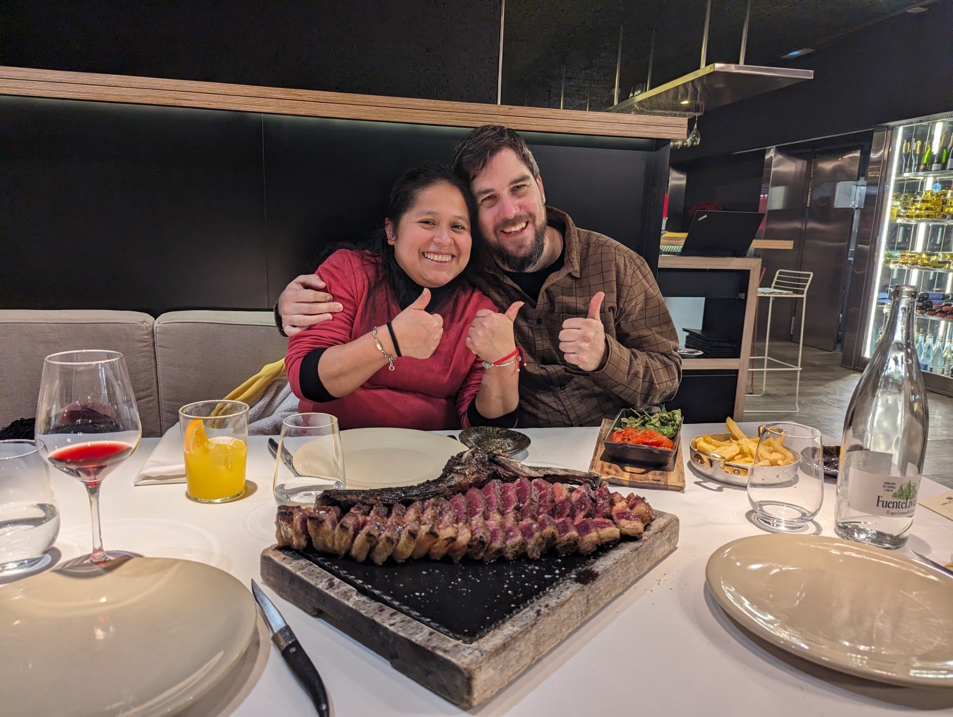 Guillermo y su compañera de trabajo con la que compartía el décimo