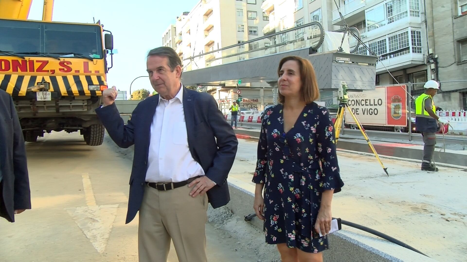 Abel Caballero visita las rampas de Gran Vía