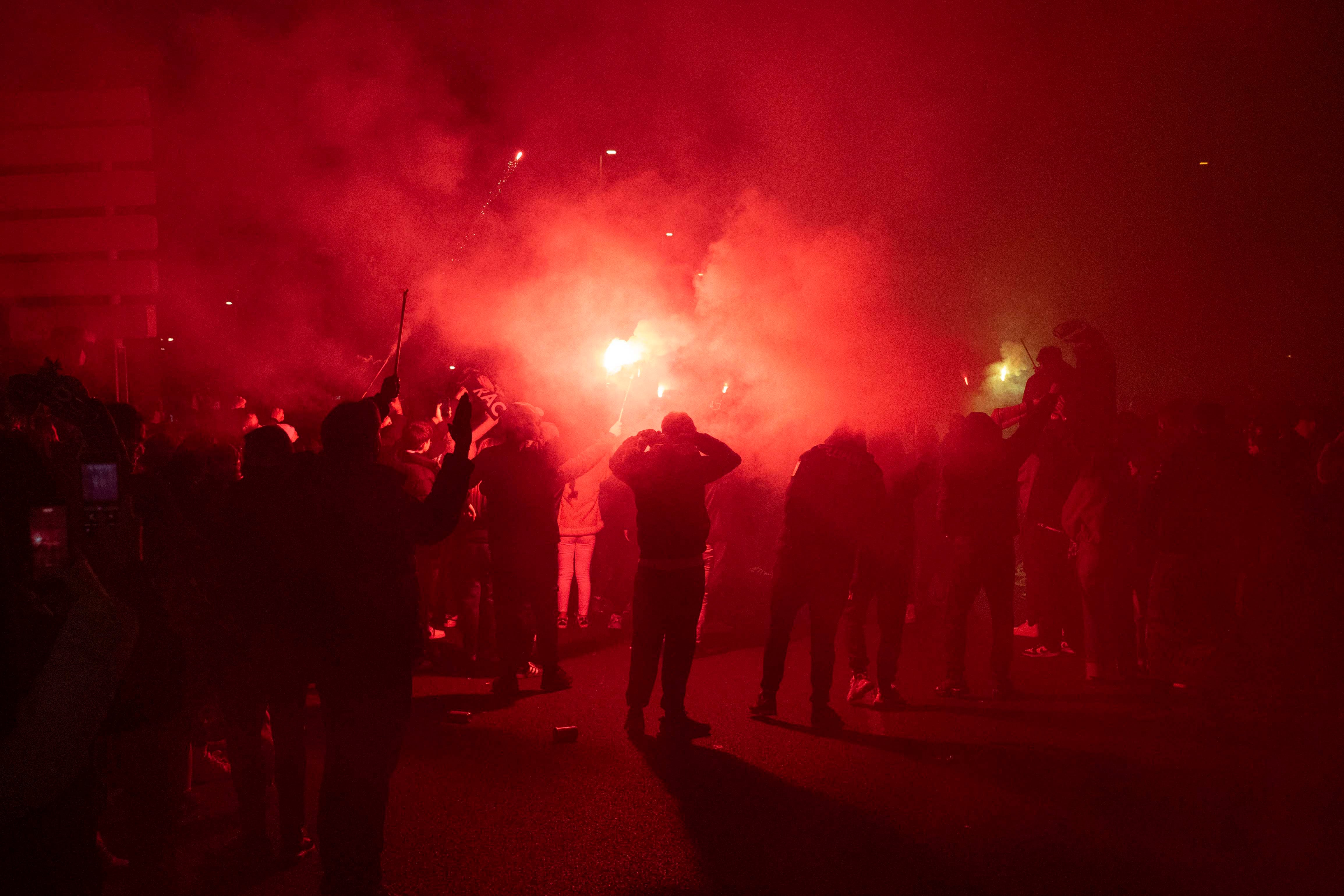 SANTANDER, 15/01/2026.- Llegada de los jugadores del Racing de Santander al estadio de El Sardinero antes del partido de octavos de final de Copa del Rey que Racing de Santander y FC Barcelona disputan este jueves en la capital cántabra. EFE/Román G. Aguilera
