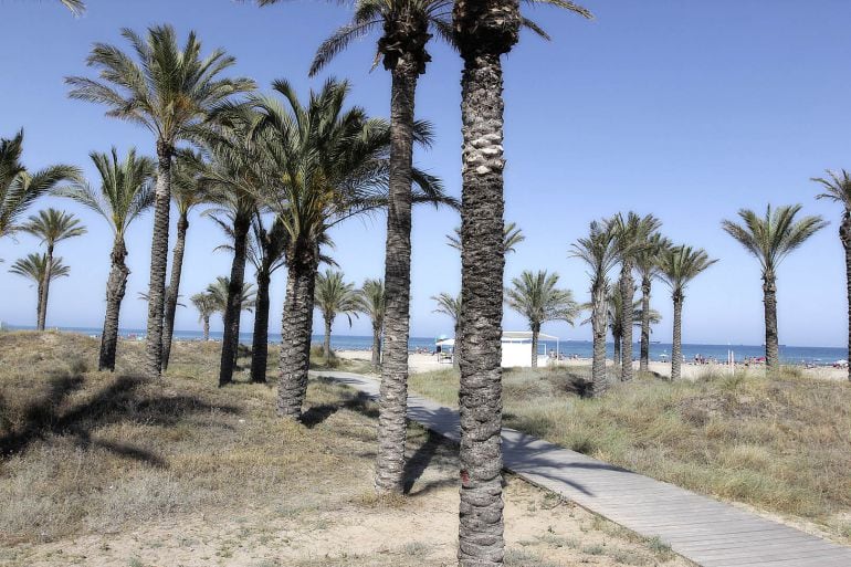 Un Guardia Civil permanece ingresado tras rescatar este domingo a tres menores que tenían problemas para salir del agua en una playa del Grau