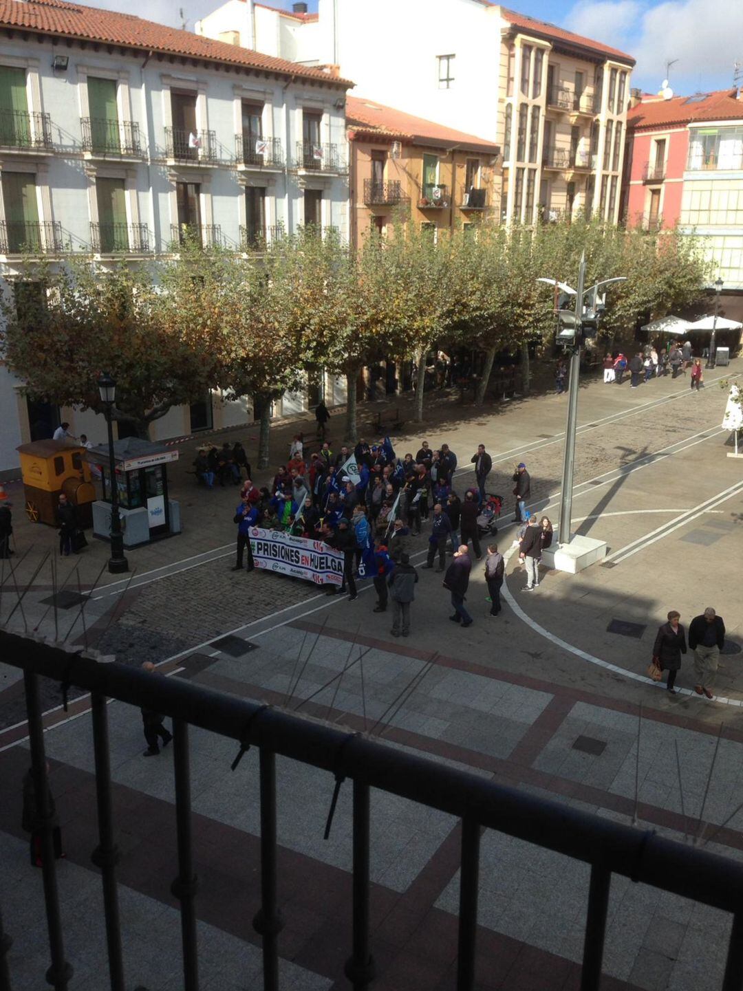 Manifestación de funcionarios de prisiones