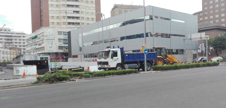 Inicio de los trabajos de la rotonda 