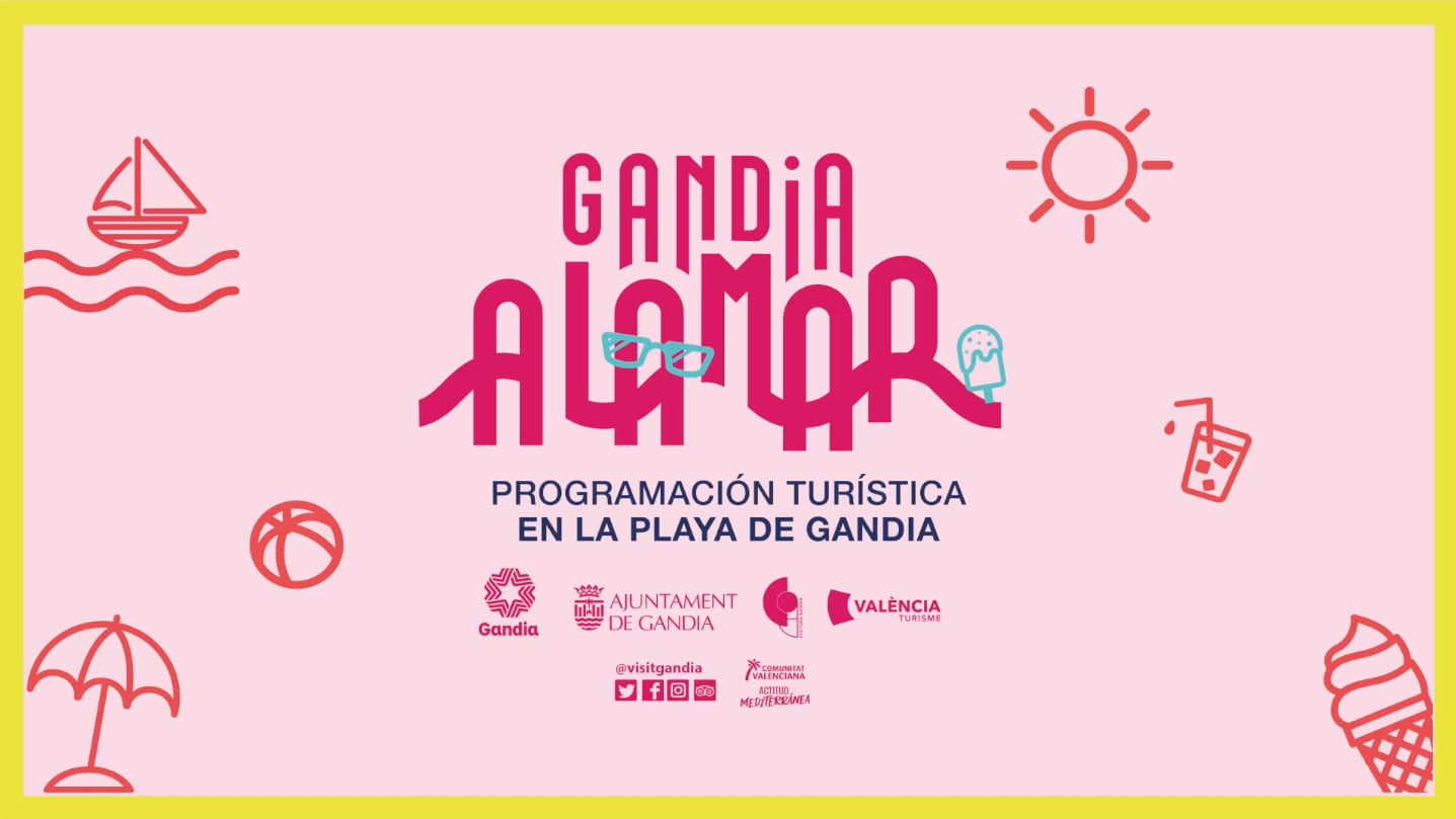 Cartel de la programación de &quot;Gandia a la mar&quot;.