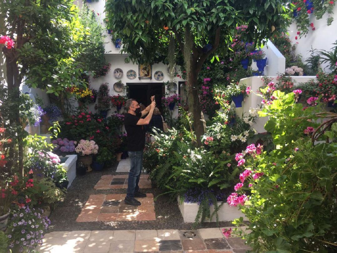 Patio de la calle Pastora 2, desde donde hemos realizado en directo el programa Hoy por Hoy Córdoba