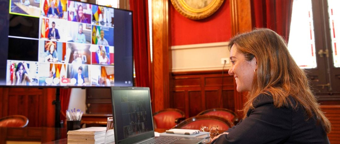 Inés Rey participa en la reunión telemática