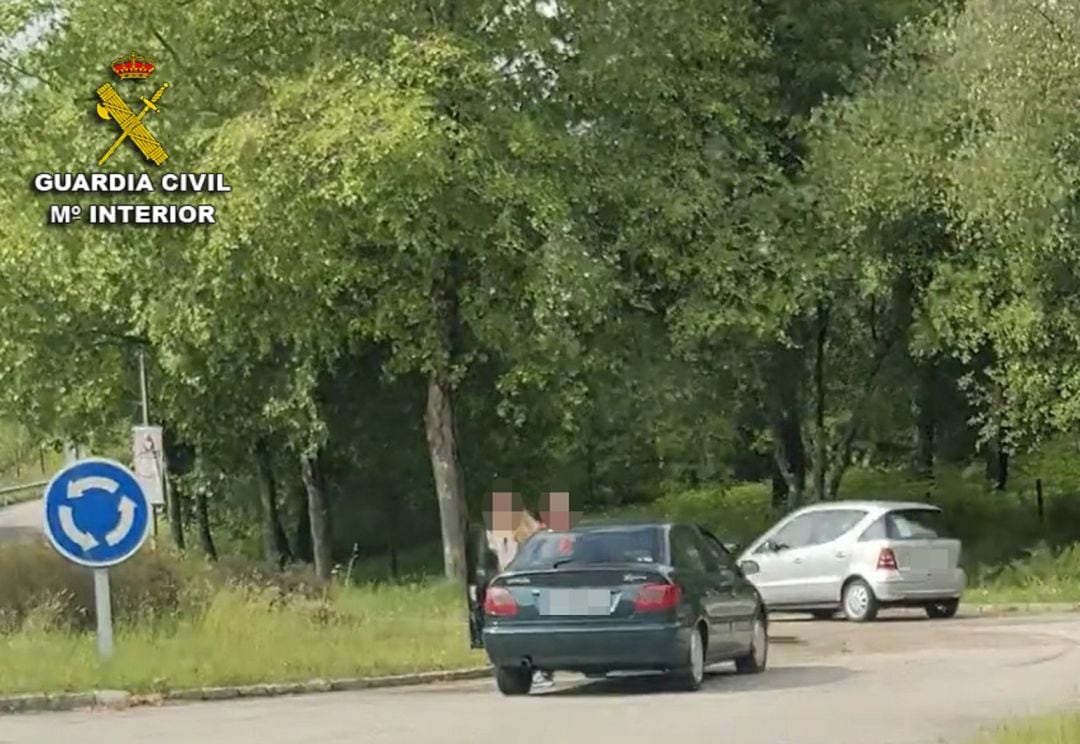 Vehículo con el que la hija estaba aprendiendo a conducir