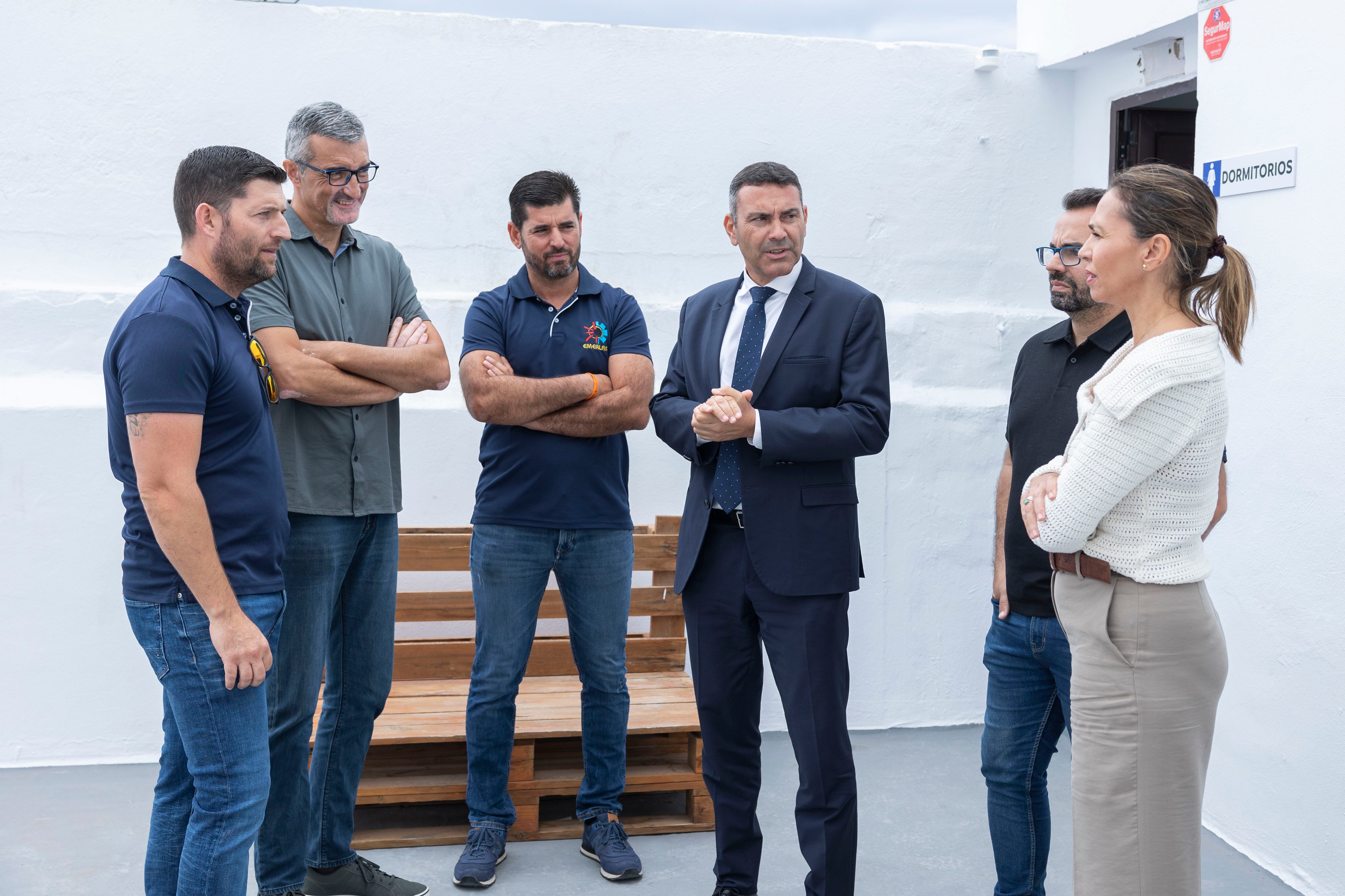 Apertura del nuevo albergue de inclusión social en Arrecife, capital de Lanzarote.