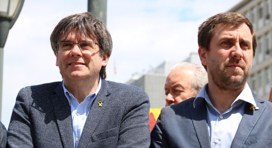 Puigdemont y Comín en una imagen de archivo