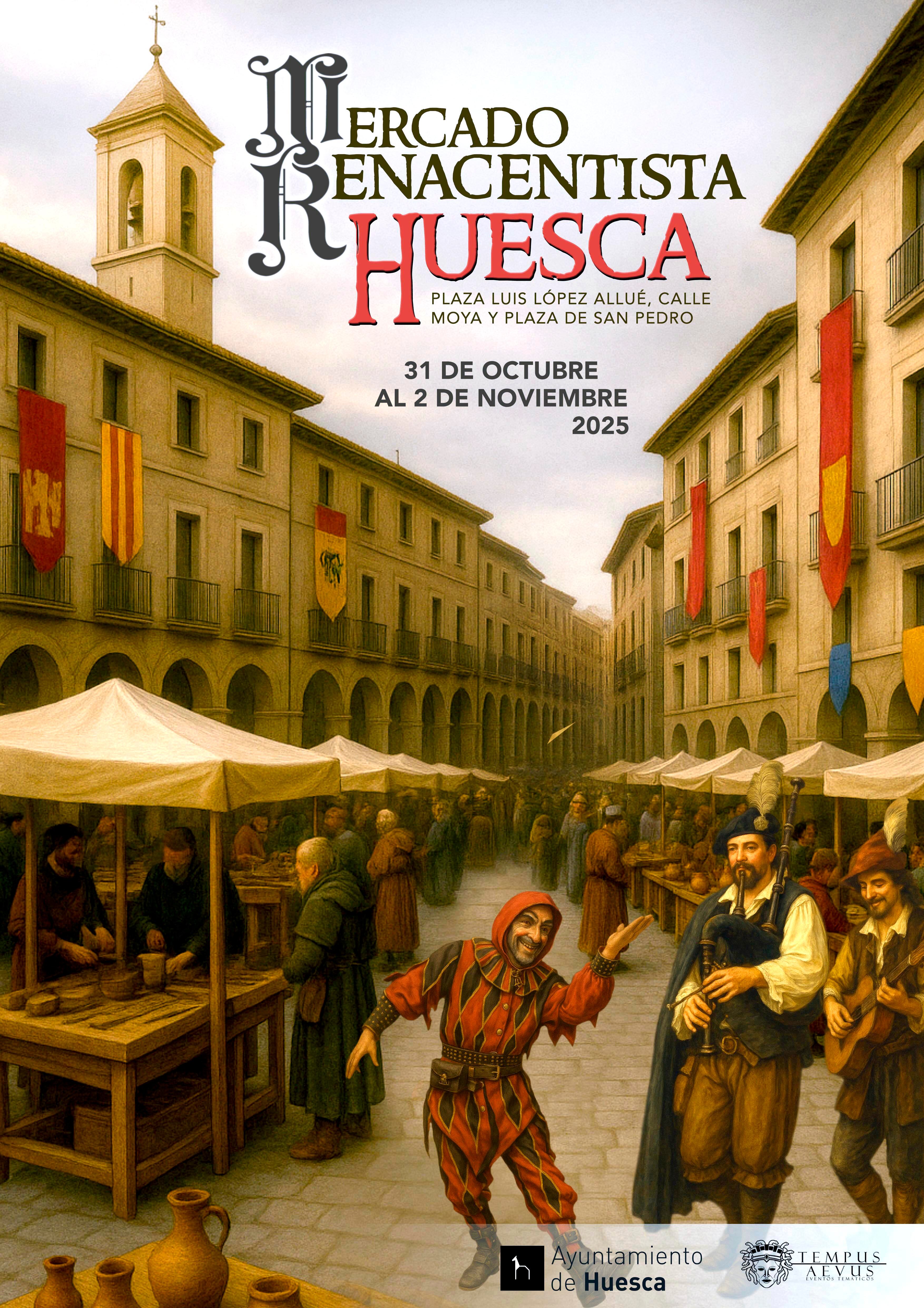 Cartel del Mercado Renacentista, del 31 de octubre al 2 de noviembre