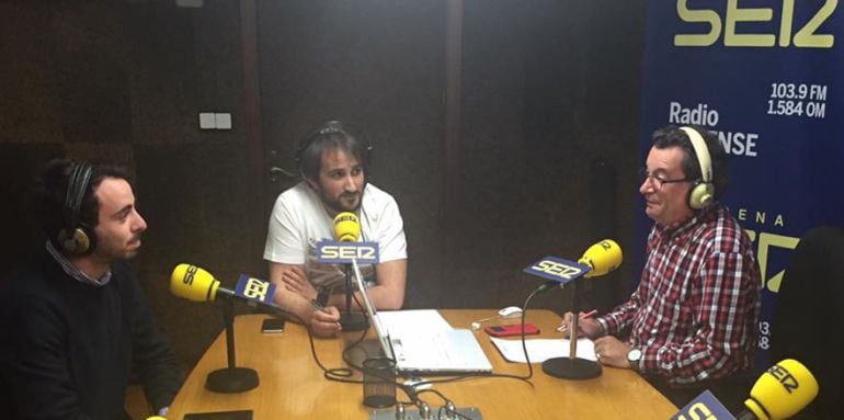 José Frade, Iago Peleteiro y Pepe González