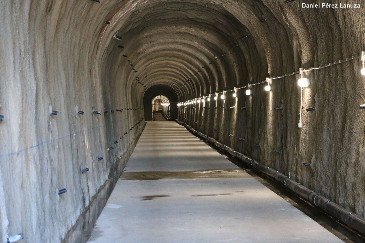 Imagen interior del túnel reformado