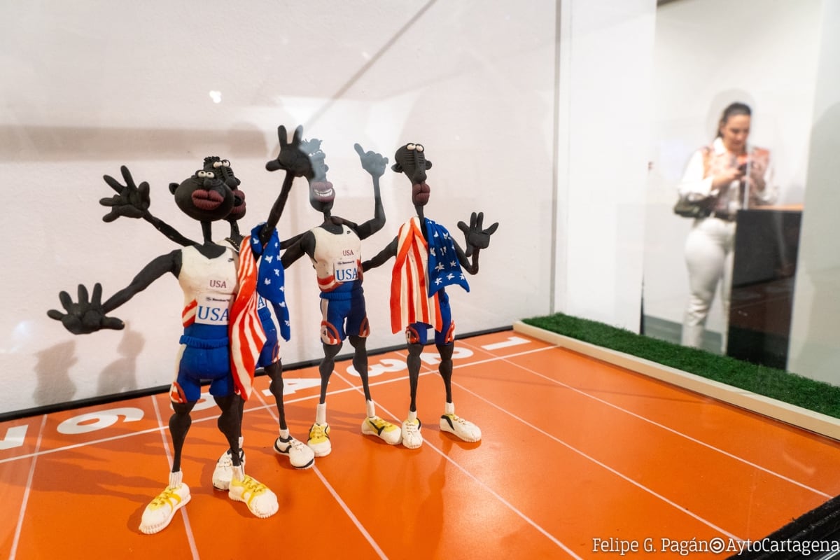 La historia del fútbol en plastilina, en el Museo Arqueológico de Cartagena