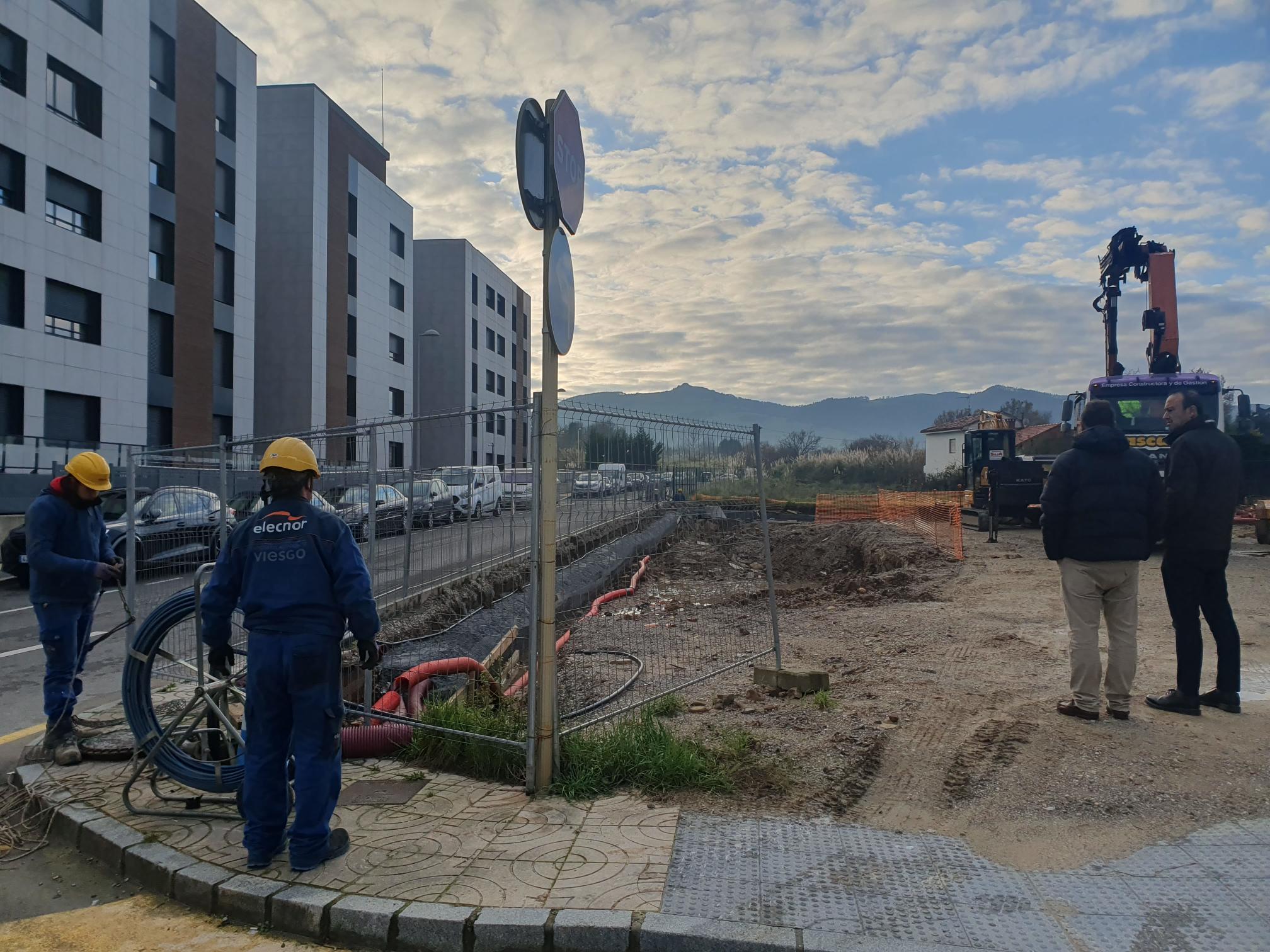 Obras de la Tecnoteca en Torrelavega